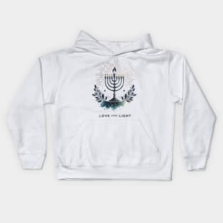 Love and Light Hanukkah Kids Hoodie